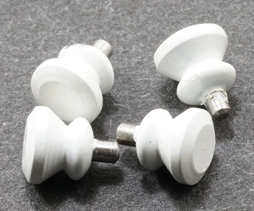 White Knobs, 6/Pk CLA05530