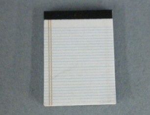White Lined Writing Pad HR56101