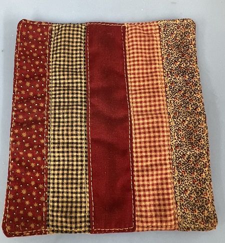 Vintage Burgundy Quilt ala294