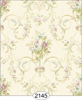 Wallpaper - Aurora Floral - Purple WAL2145