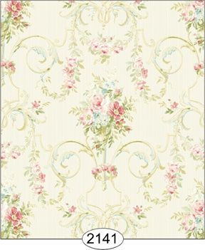 Wallpaper - Aurora Floral - Pink WAL2141