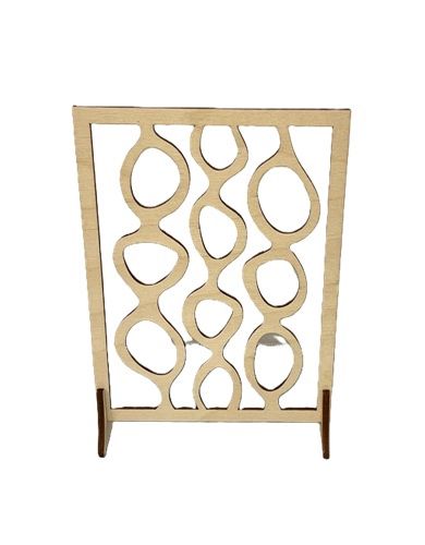Wavy Wood Room Divider mc1367x