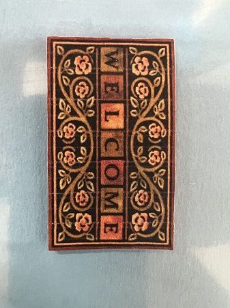 Welcome Mat with Flowers mc05605z