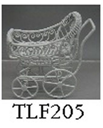 White Baby Buggy TLF205