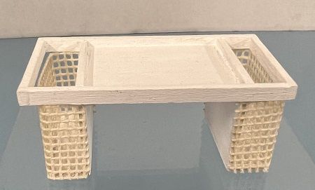White Bed Breakfast Tray ALA1036