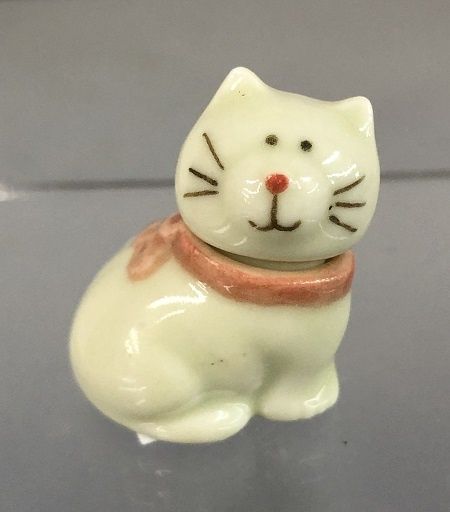 White Cat Cookie Jar Mcrm0036