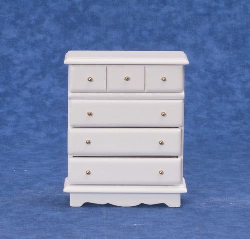White Chest of Drawers d6860