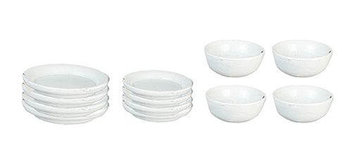AZD2764 White Dishes/Set/12