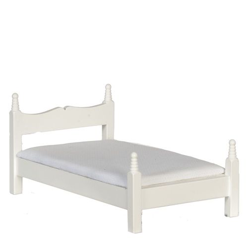 White Double Bed emwf672