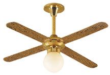 White Globe Ceiling Fan HW2630