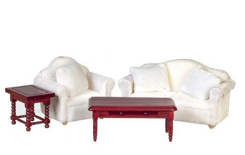 White Living Room Set GA0424W