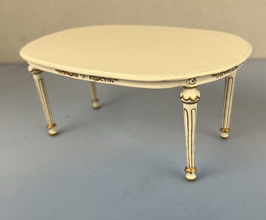 White Oval Dining Table bes3192w
