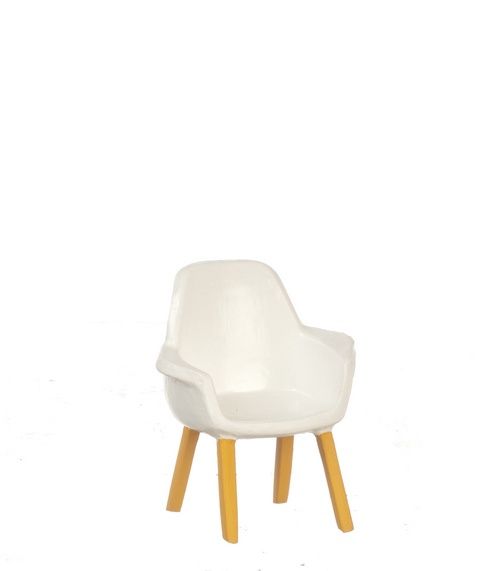 White Organic Chair s8013