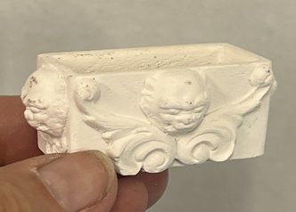 White Rococo Planter 120325a