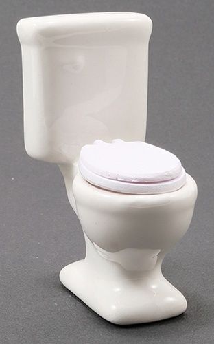CLA10551 White Toilet, White Seat