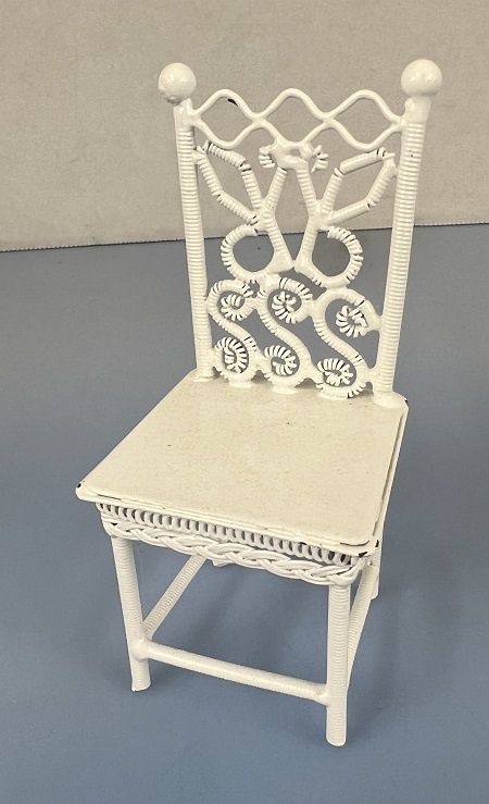 White Wire Desk Chair ala131