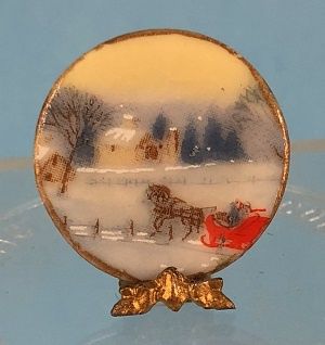 Winter Scene Plate rd81381
