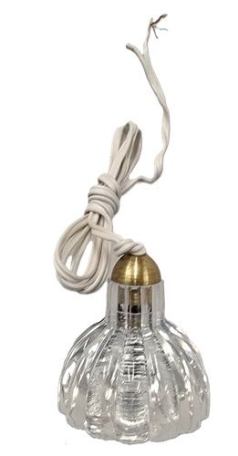 Vintage Faceted Crystal Acrylic Pendant Light--Wired so1917