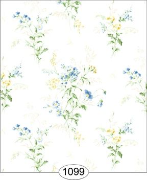 Wallpaper - Wildflower Bouquet - Blue (3:96) WAL1099