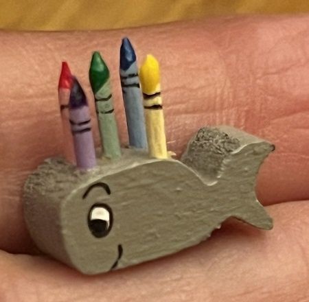 Whale Crayon Holder ala514
