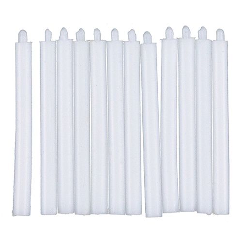 White Candles, 12 Pieces mul4621-1