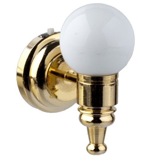 White Globe Wall Sconce 2307
