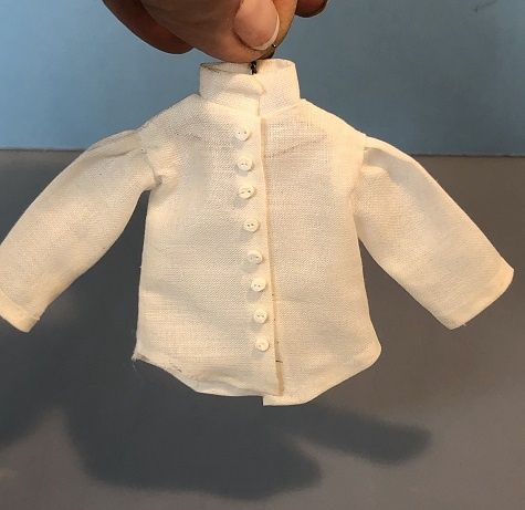 White Linen Button Down Shirt stu63302