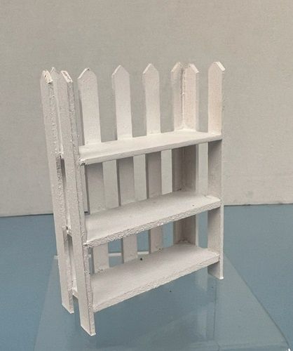 White Picket Fence Shelf for Easter mc031749