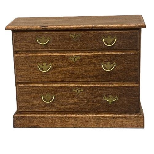 Wood Three Drawer Chest of Drawers MC1832x