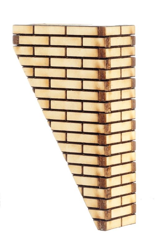 Wooden Brick Chimney am0512