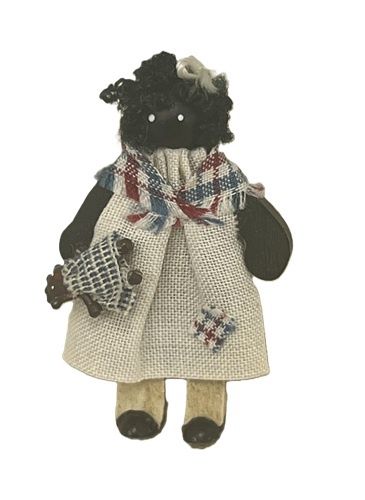 Wooden Doll with Doll mc1016x