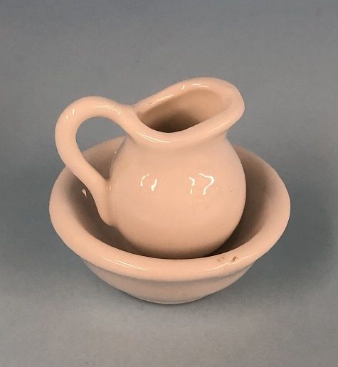 White Pitcher and Bowl 11335588