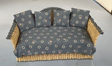 Wicker sofa with Pillows mc05858