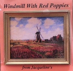 Windmill with Red Poppies jq9905gy