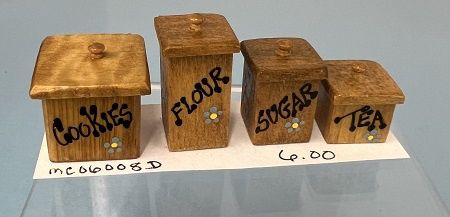 Wooden Canister Set mc06008d