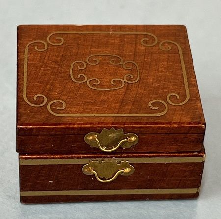 Wooden Jewelry Box with Jewels mc907