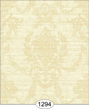 Woven Damask - Ivory WAL1294