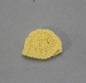 Yellow Crocheted Hat Unk36