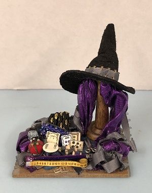 Witch Hat Making in Progress 1 sb709a