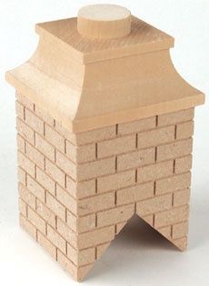 Wood Brick Chimney HW2408