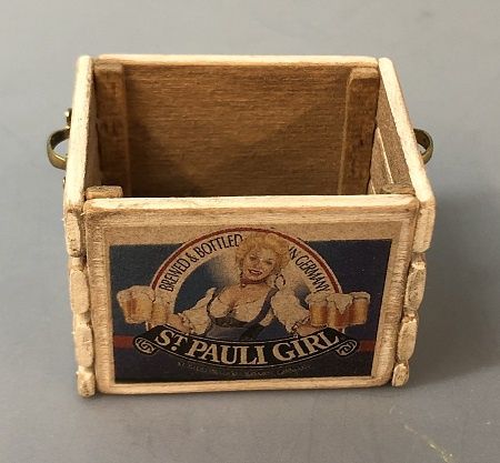 Wooden Crate with Handles stu63219