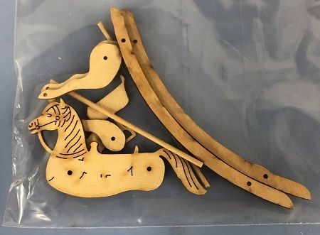 Wooden Rocking Horse MC04714
