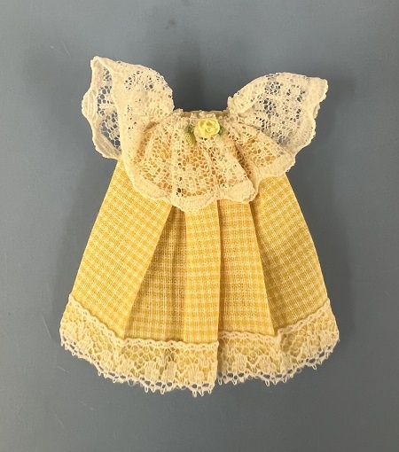 Yellow Checked Dress mc04172