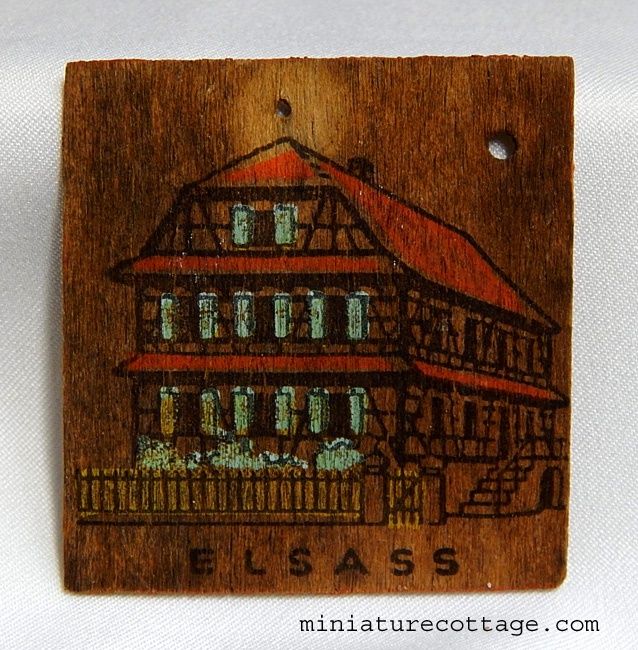 Wood Plaque "elsass" jfo22417