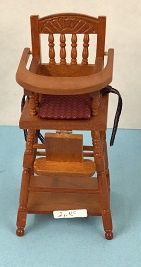 Wooden High Chair with Cushion z5217