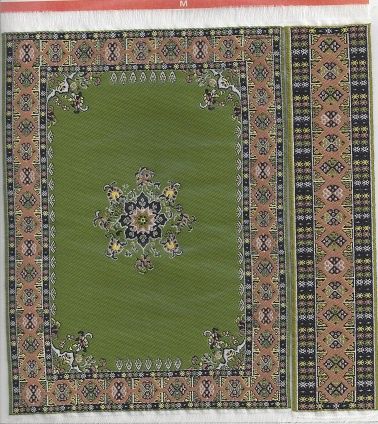 Woven Rectangular Carpet and Matching Runner MRCTR004