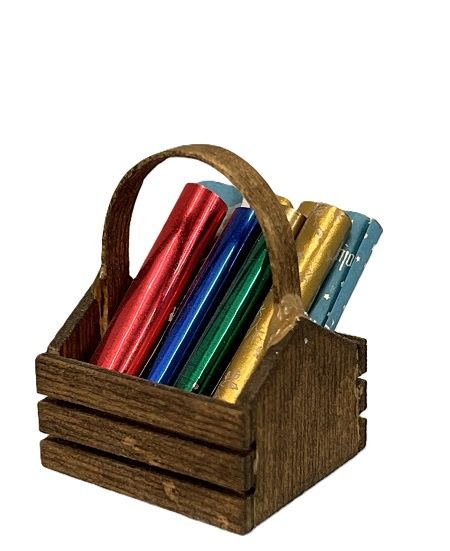 Wrapping Paper in Basket mc1763x