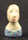 woman bust hand painted purple/blue ml41816