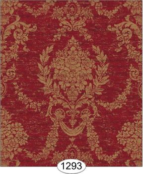 Woven Damask - Red WAL1293