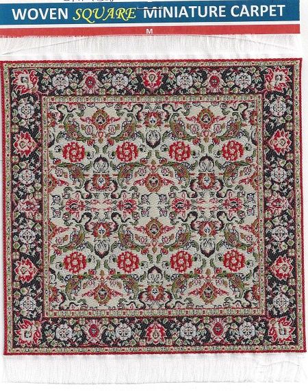 Woven Square Carpet 6" X 7" Including Fringe 10000258